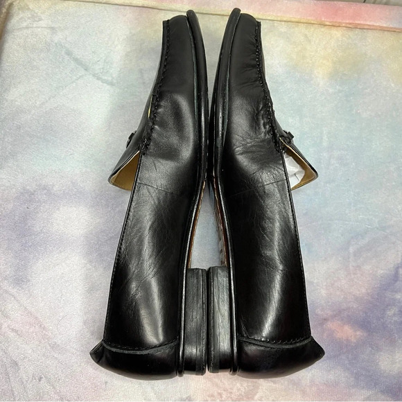 Circa Joan & David Black Leather Flat Women’s 8.5 - Picture 6 of 11